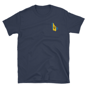 Barbados Embroidered Short-Sleeve Unisex T-Shirt