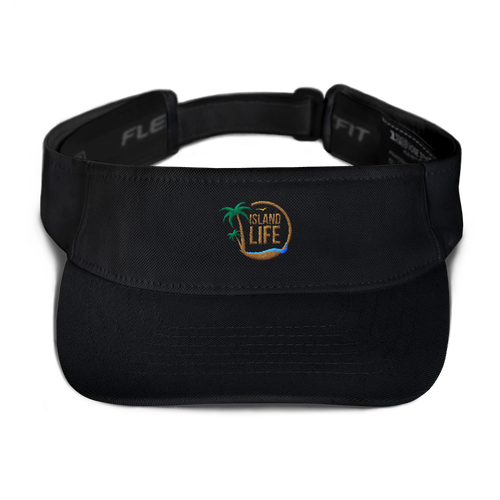 Island Life Logo Flexfit Visor