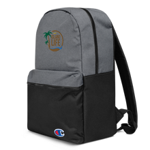Island Life Logo Embroidered Champion Backpack