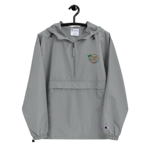 Island Life Logo Embroidered Champion Packable Jacket